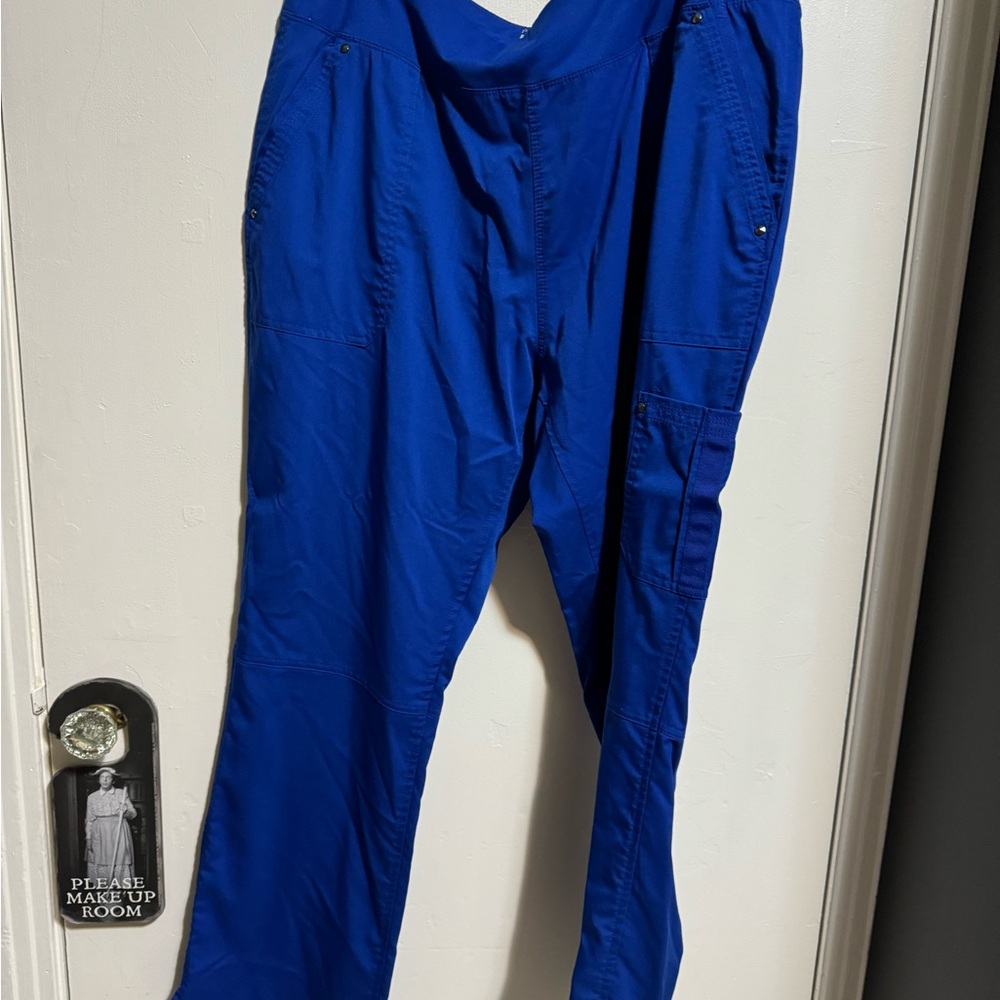 Purple Label scrubs, new pants never worn, size XL in Galaxy Blue